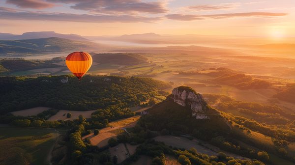 Découvrez le montgolfière à puy-en-velay inoubliable